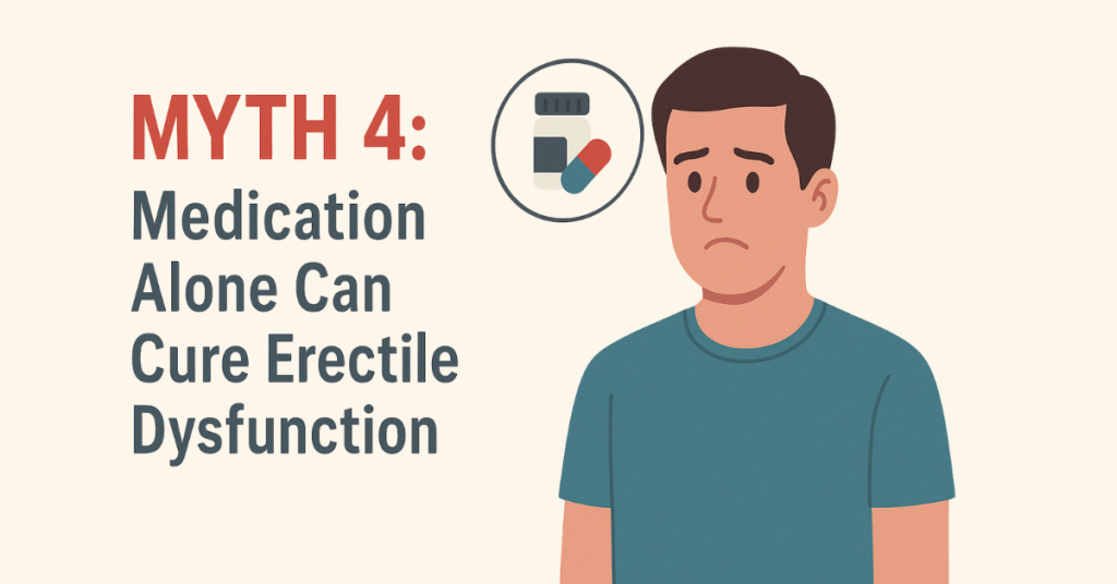 Myth 4: Medication Alone Can Cure Erectile Dysfunction- Dr. Amit Goel